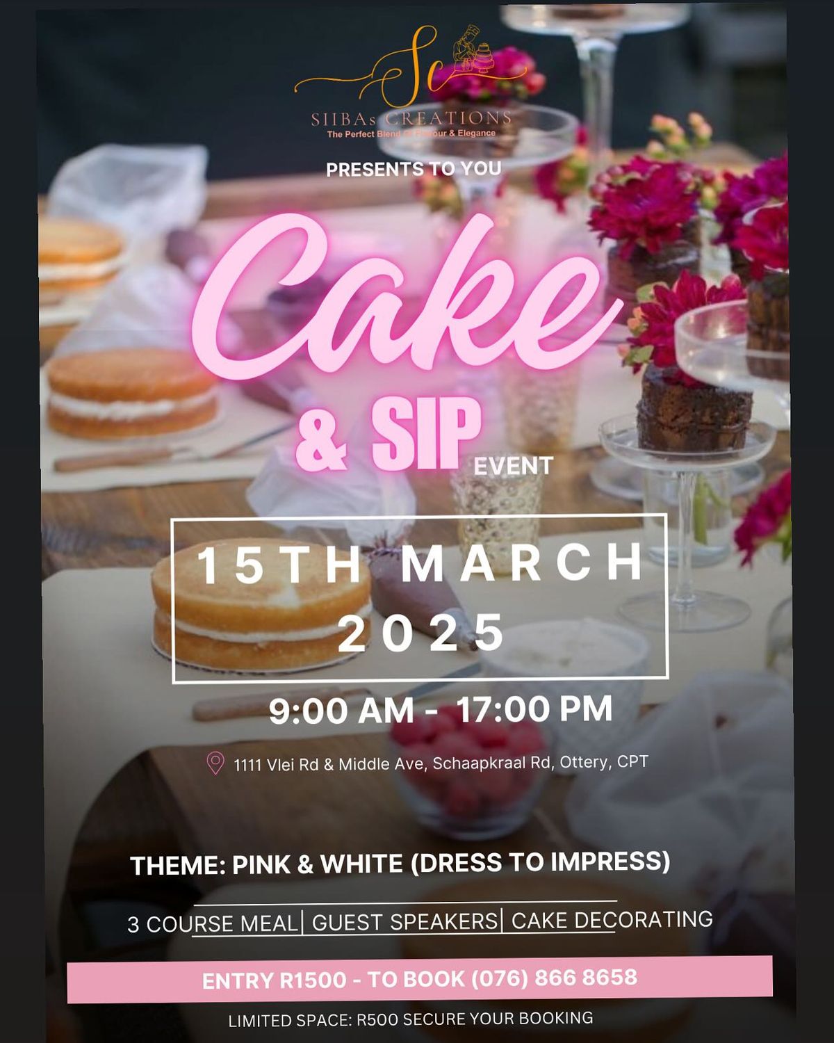 Cake & Sip Event 