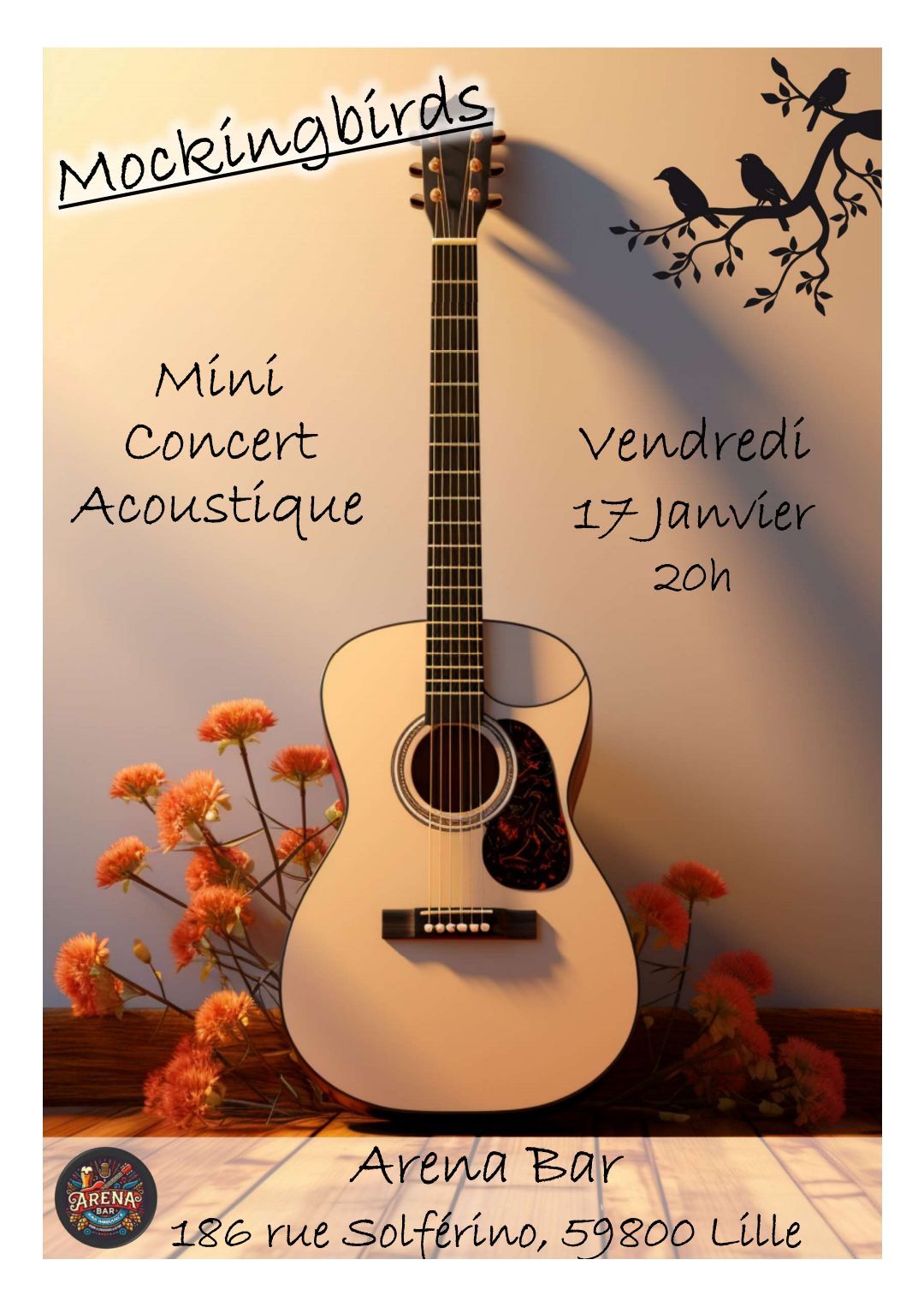 Mini Concert acoustique et sc\u00e8ne ouverte