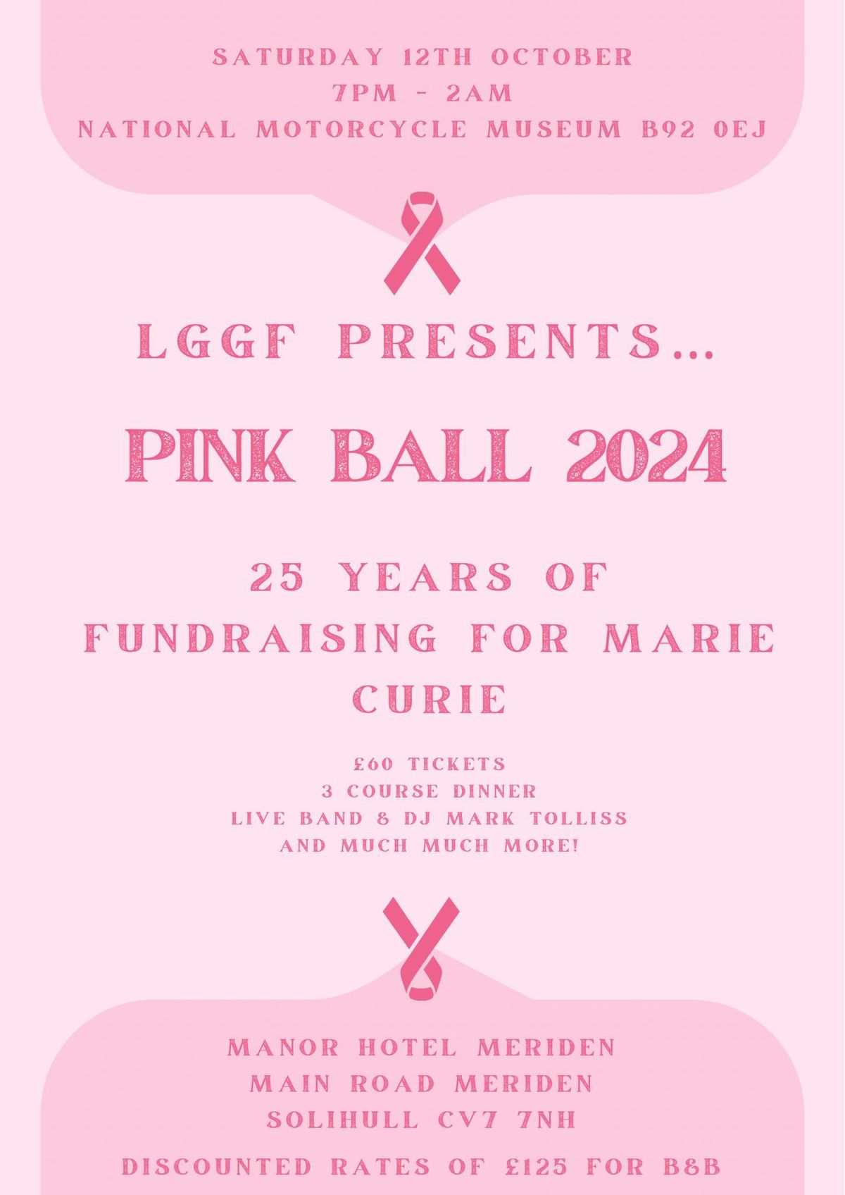 Pink Ball 25 years of fundraising 