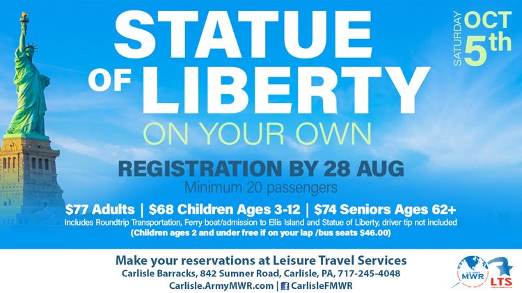 Statue of Liberty On Your Own Bus Trip