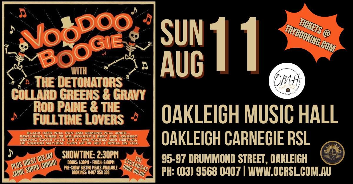 Voodoo Boogie @ Oakleigh Music Hall