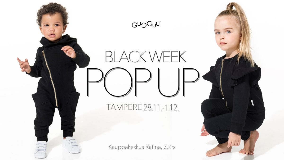 GUGGUU BLACK WEEK POP UP