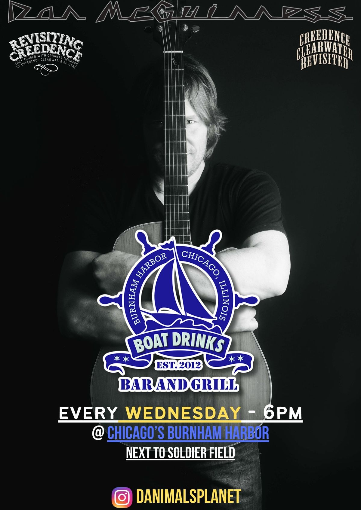 Dan McGuinness at Boat Drinks Every Wednesday