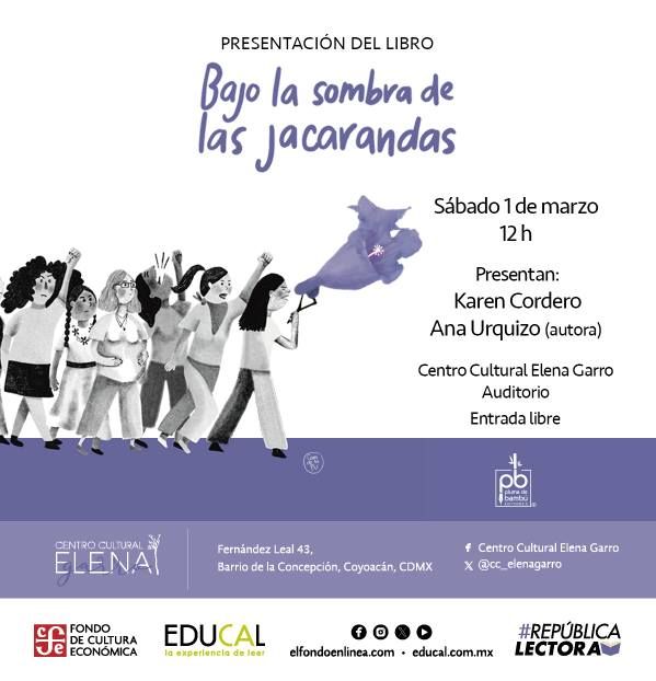 Presentaci\u00f3n del libro "Bajo la sombra de las jacarandas"