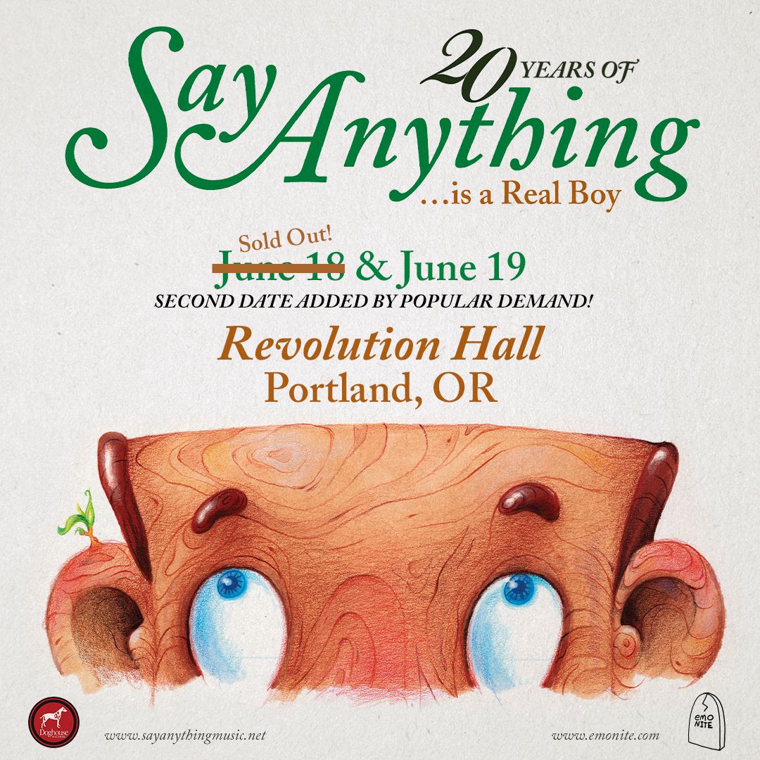 Say Anything - Is A Real Boy 20th Anniversary Tour (NIGHT 2) at Revolution Hall