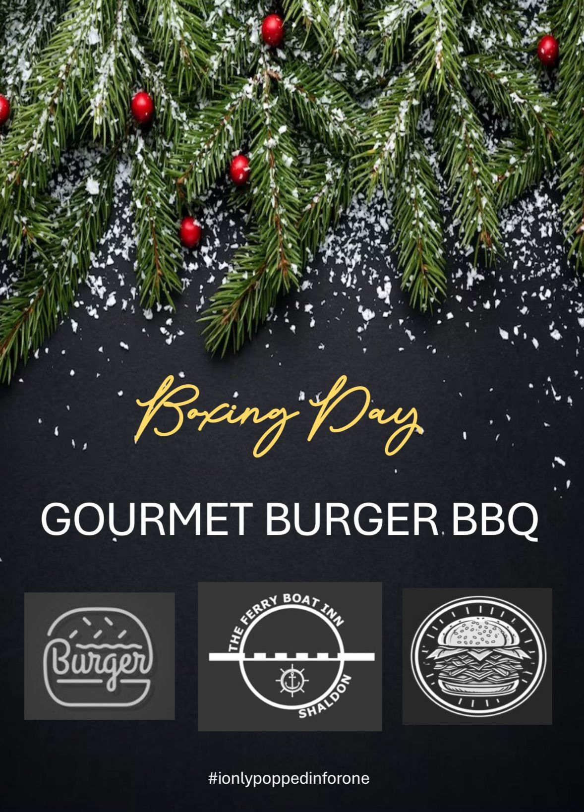 Boxing Day Gourmet Burger BBQ & live music