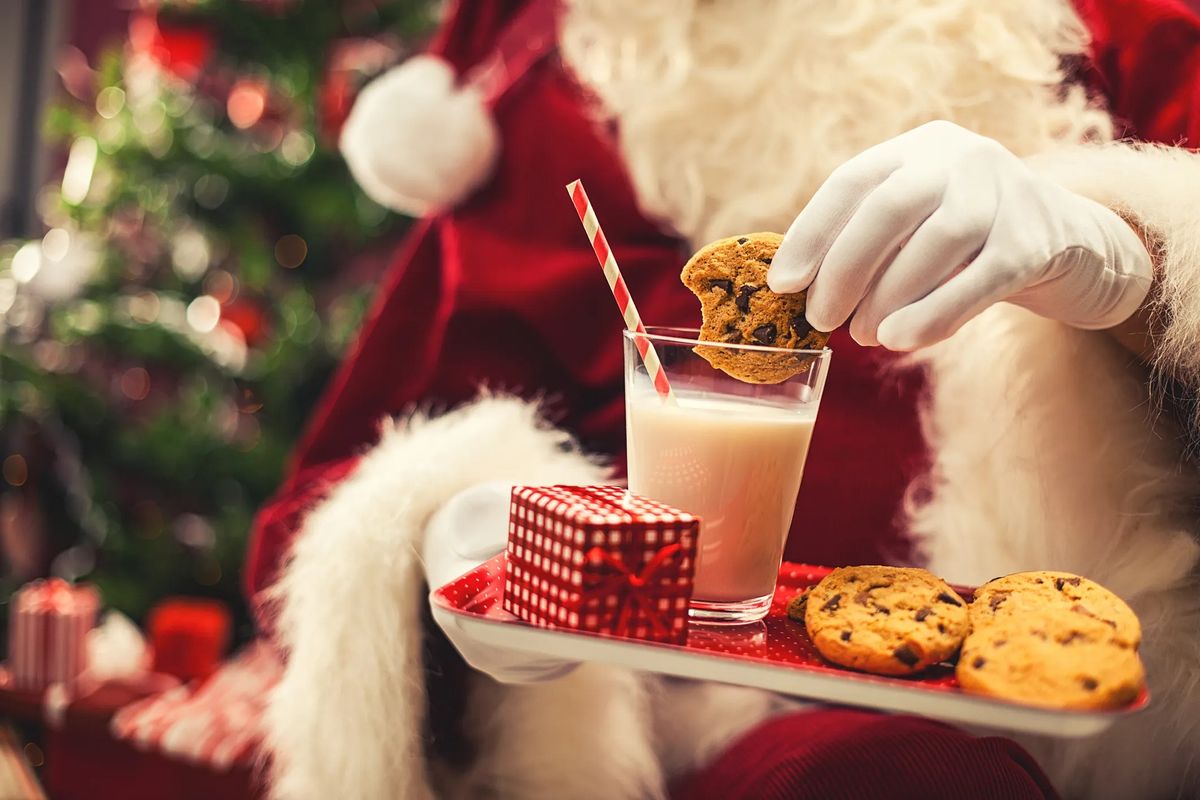 Cookies with NB Santa & Mrs. Claus