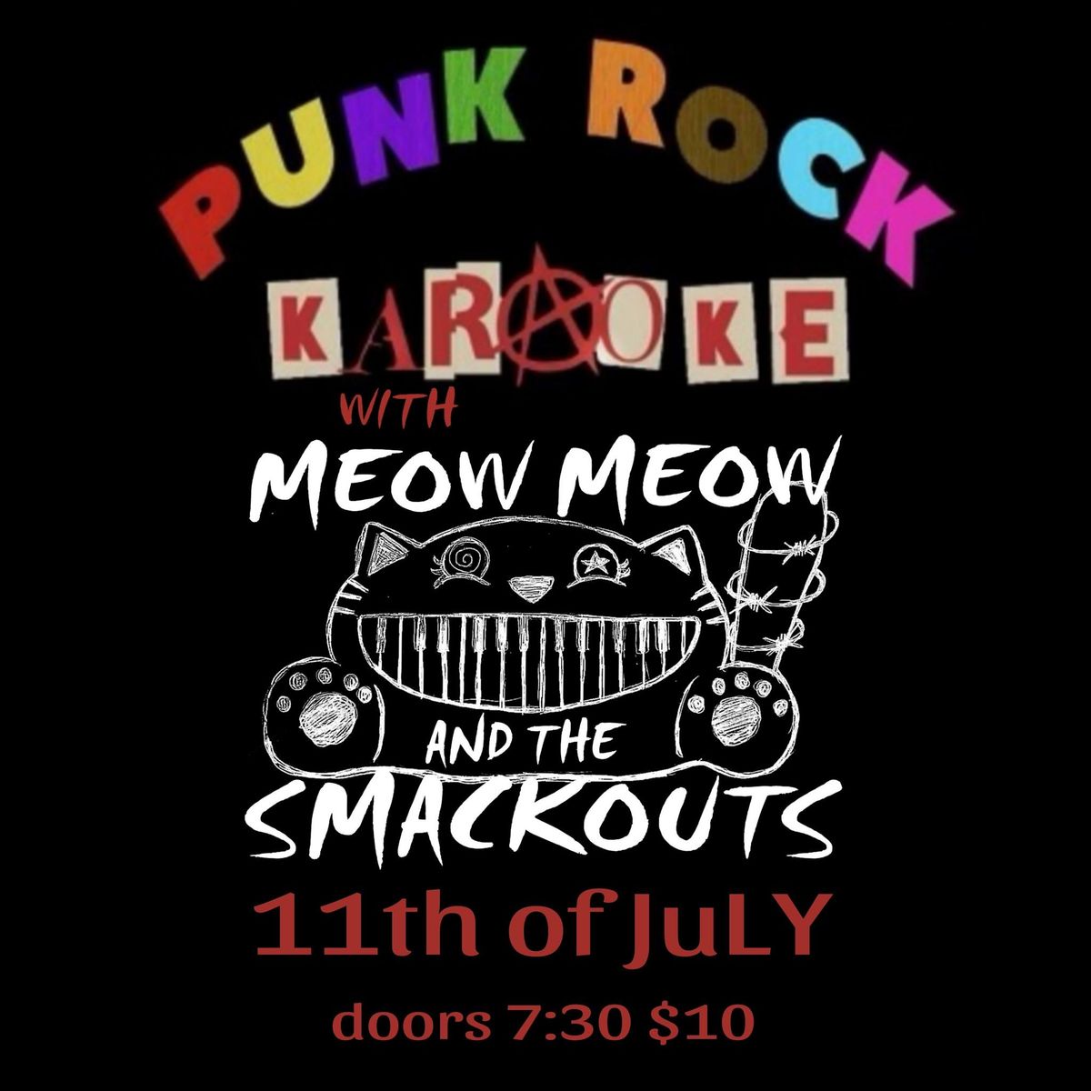 LIVE PUNK ROCK KARAOKE + MEOW MEOW AND THE SMACKOUTS