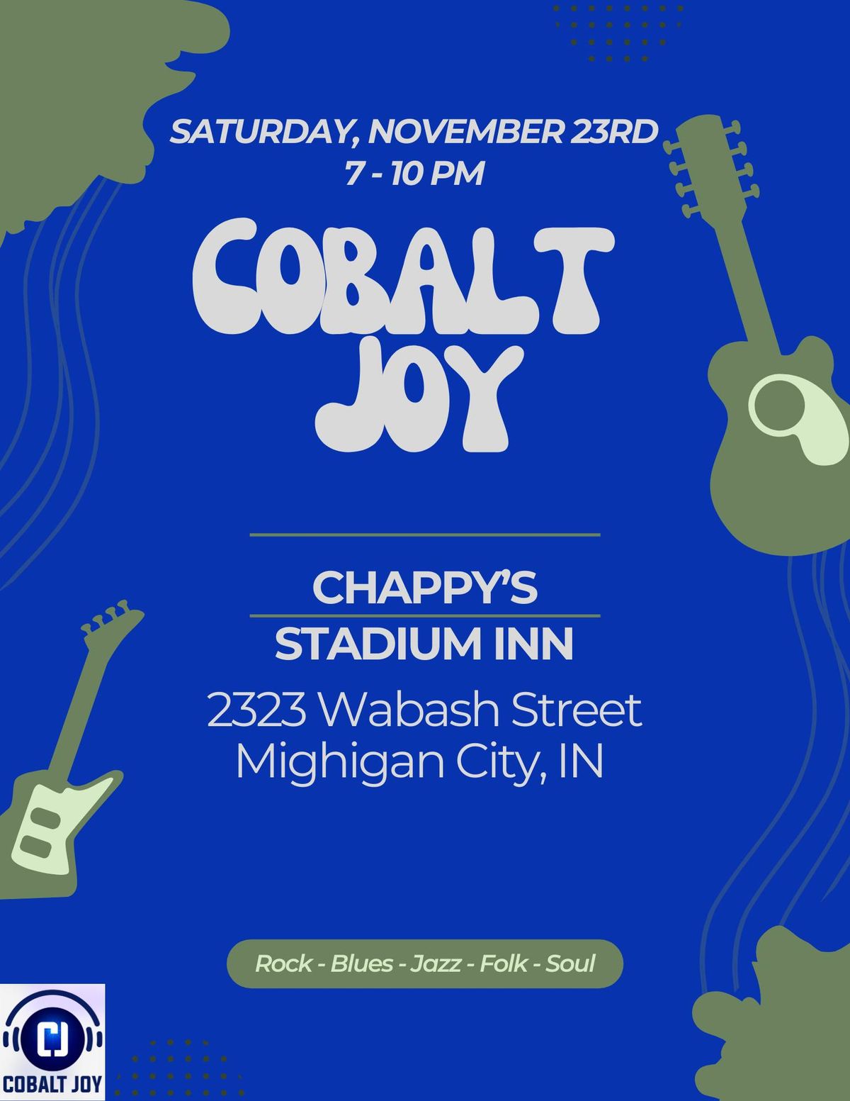 Cobalt Joy performs at Chappy's Stadium Inn