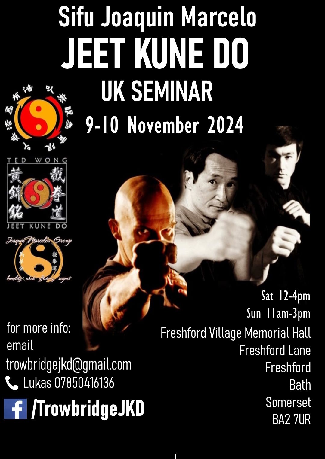 Sifu Joaquin Marcelo Jeet Kune Do UK Seminar