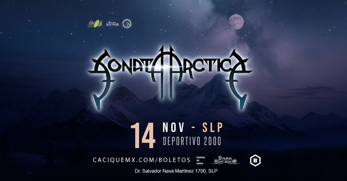 SONATA ARCTICA en SLP \u2022 14 de Noviembre \u2022 Club Deportivo 2000