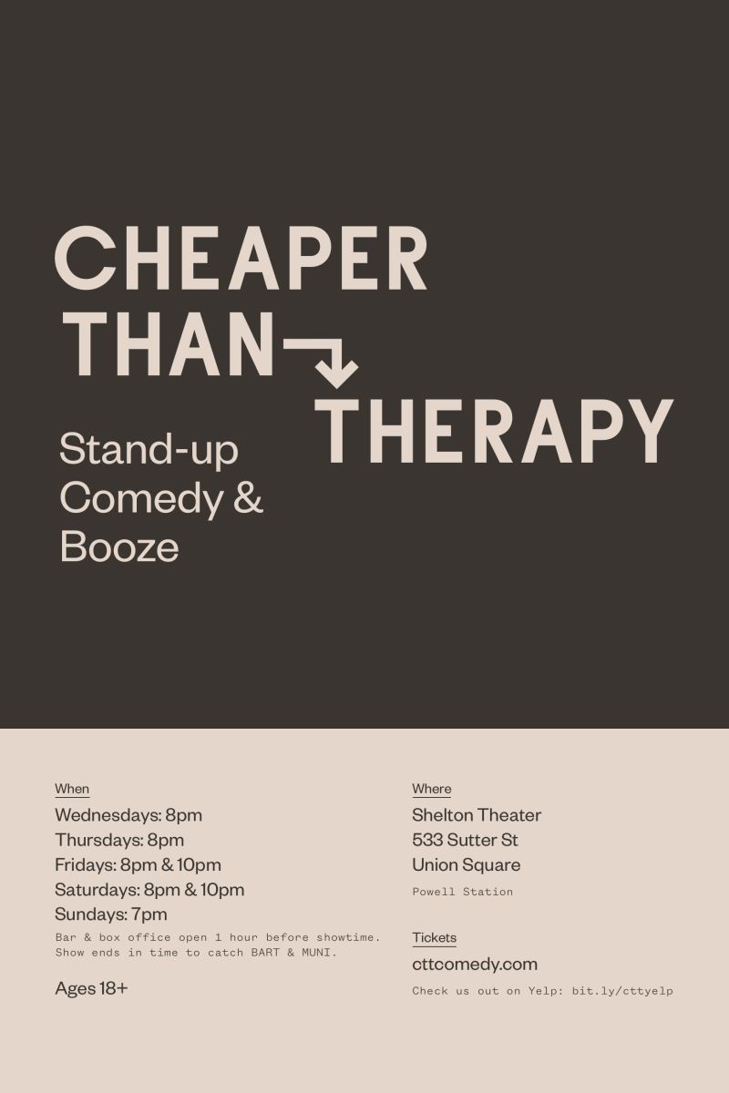 Cheaper Than Therapy Stand-up Comedy