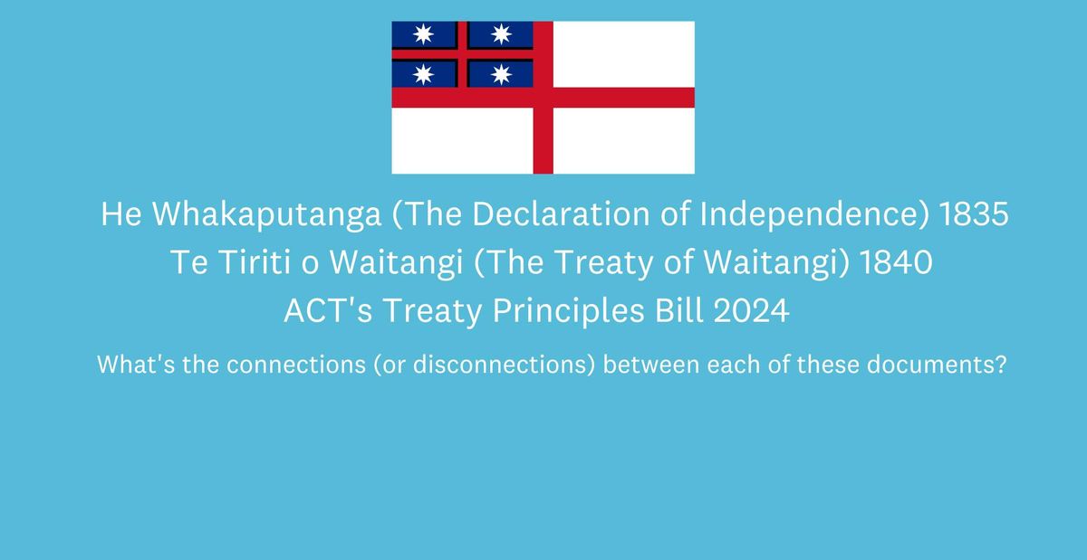 He Whakaputanga Seminar