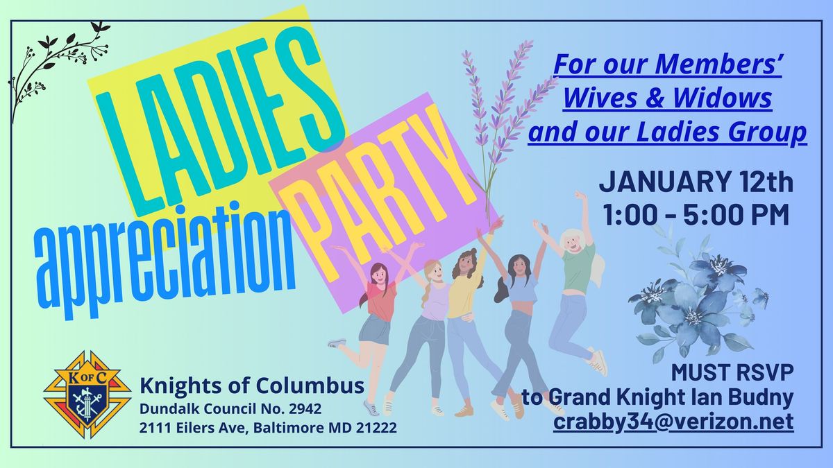 Ladies Appreciation Party