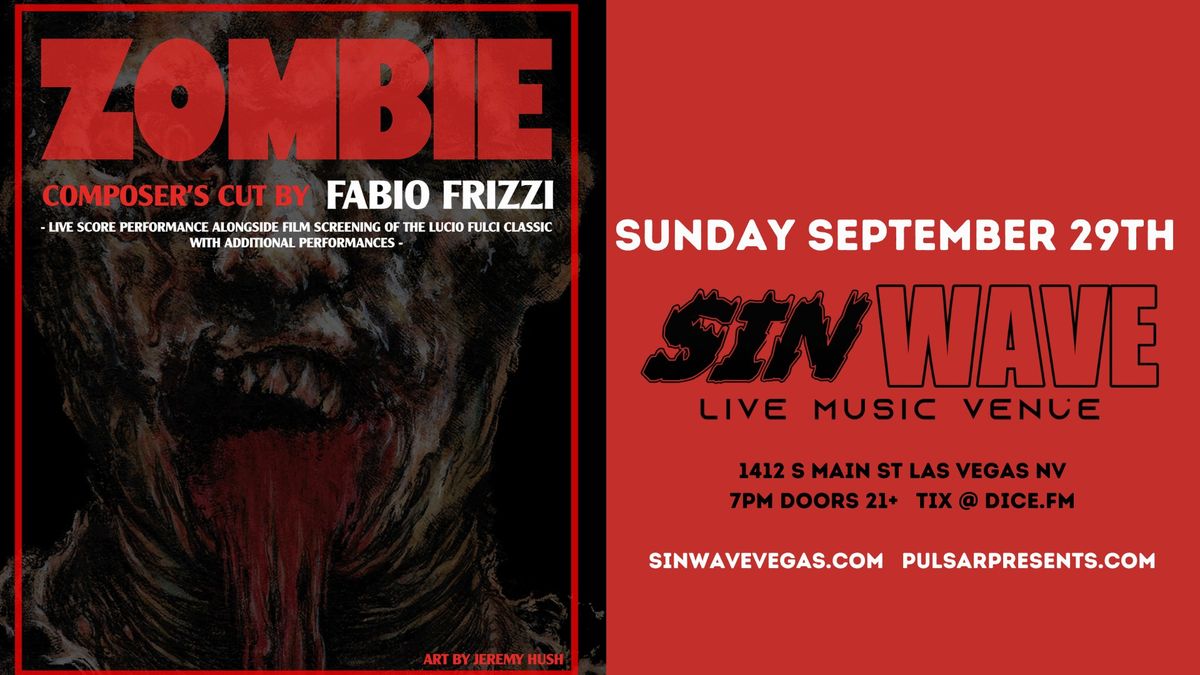 ZOMBIE: Composer's Cut by Fabio Frizzi (21+)