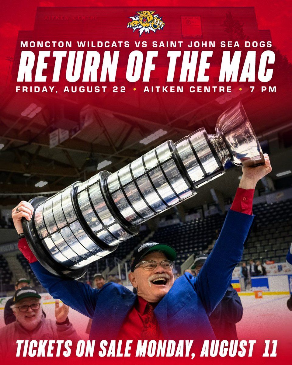 Saint John Sea Dogs at Moncton Wildcats at Avenir Centre