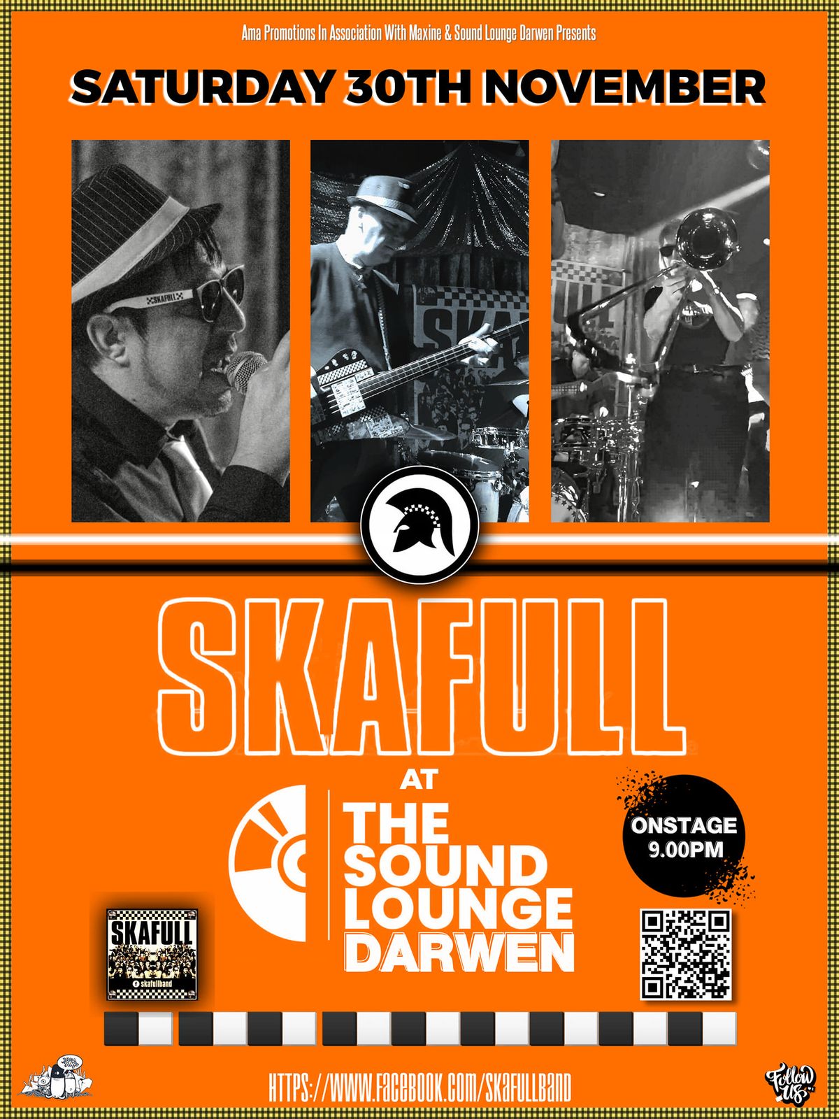 SKAFULL @THE SOUND LOUNGE, DARWEN 