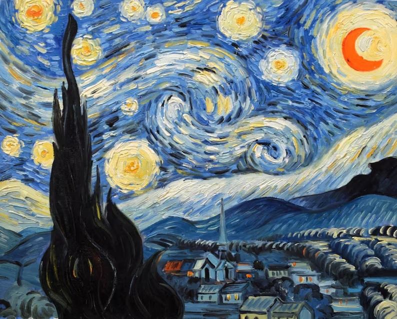 Ap\u00e9ro peinture: la nuit \u00e9toil\u00e9e de Van Gogh