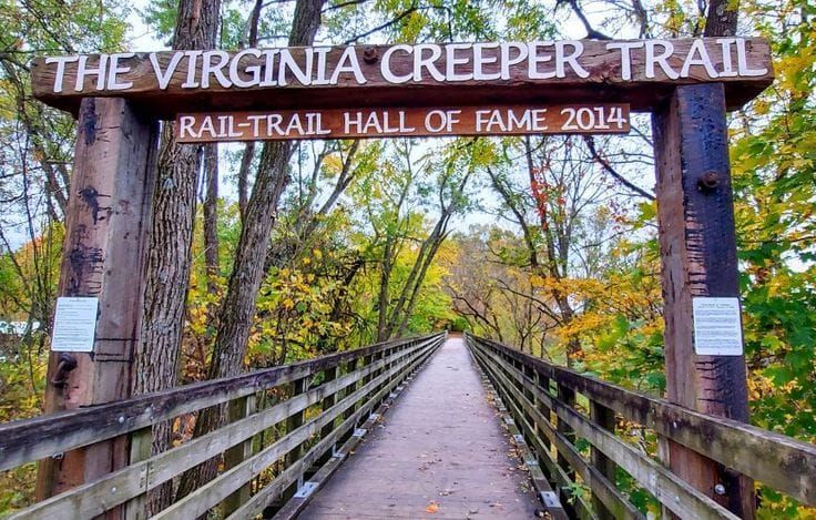 Virginia Creeper Trail Mt. Biking 