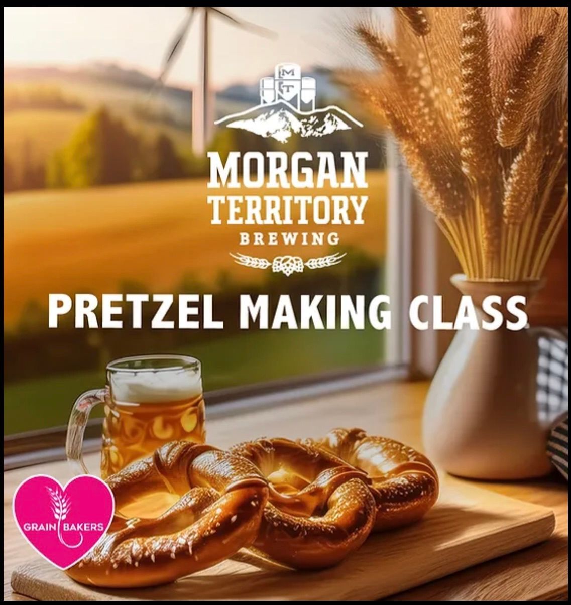 Pretzel Making Class with Grain Bakers 