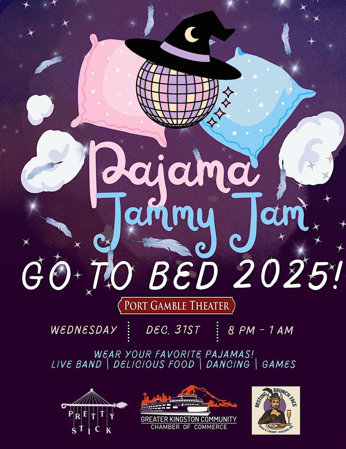 New Year\u2019s Eve Pajama Jammy Jam in Port Gamble