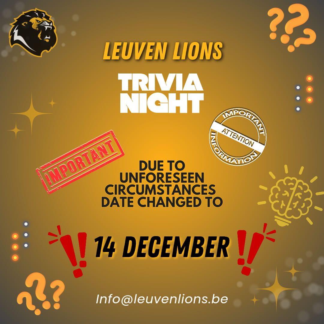 Leuven Lions Annual Quiz Night