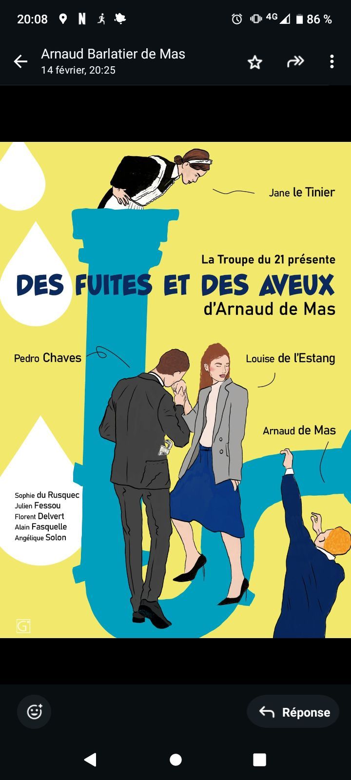 Des fuites et des aveux