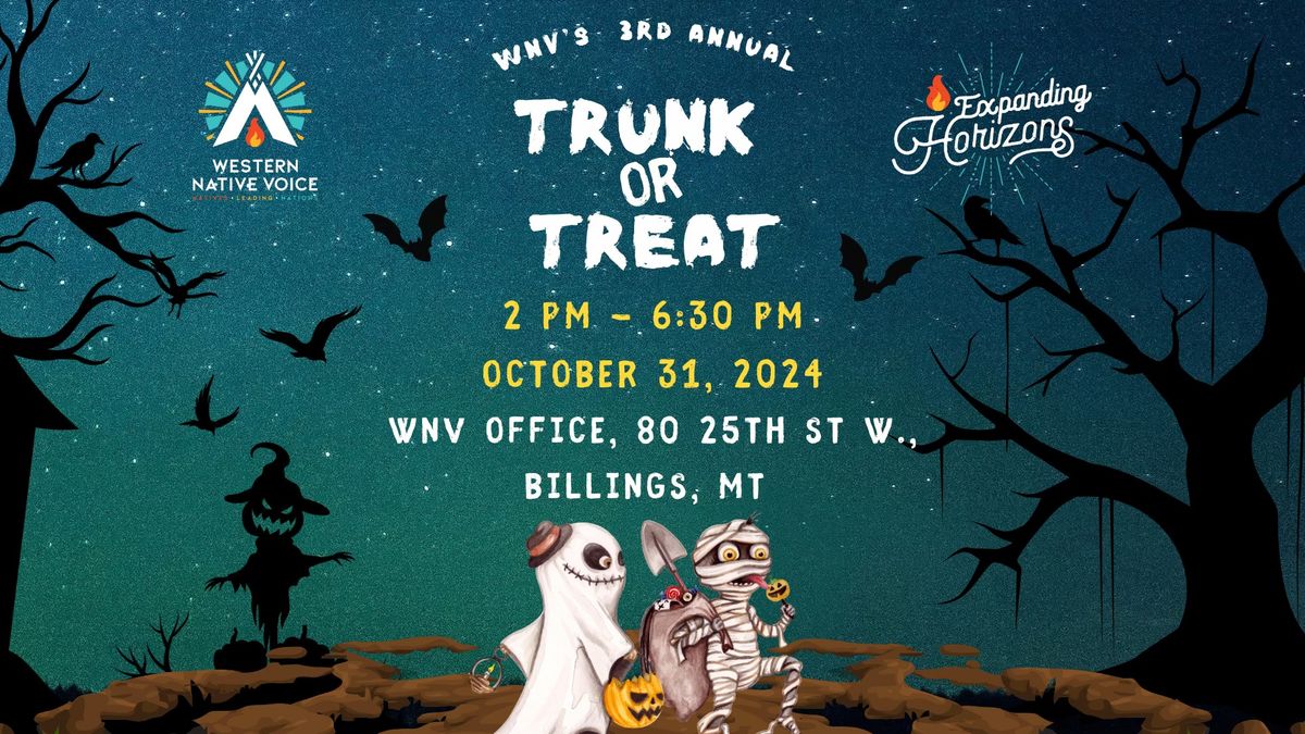 Western Native Voice's 3rd Annual Trunk or Treat