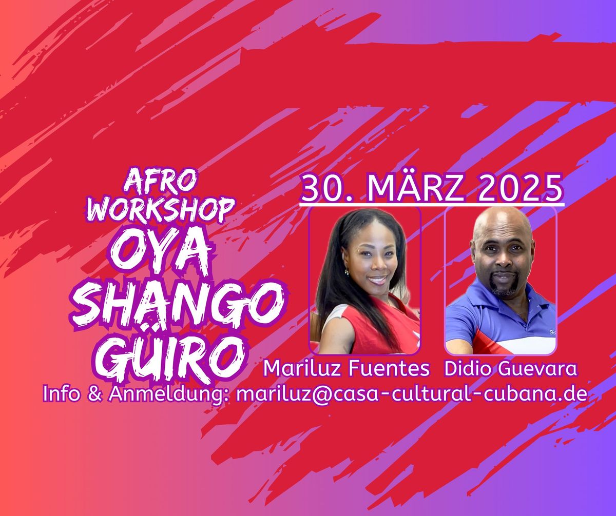 Afro Oya & Shango Workshop