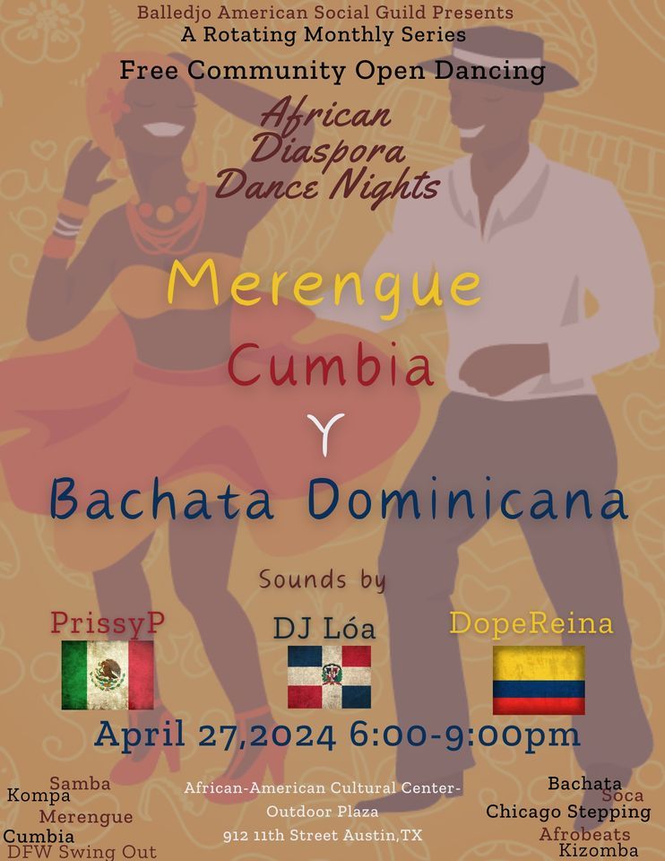 African Diaspora Dance Nights: Cumbia, Merengue, Y Bachata Dominicana