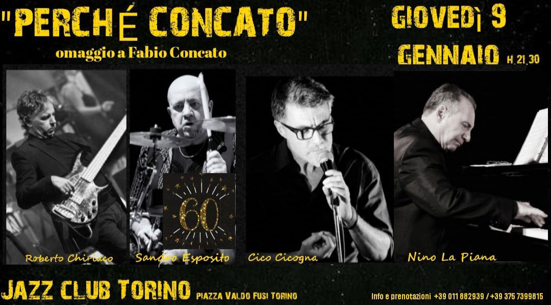 "Perch\u00e9 Concato" Omaggio a Fabio Concato 