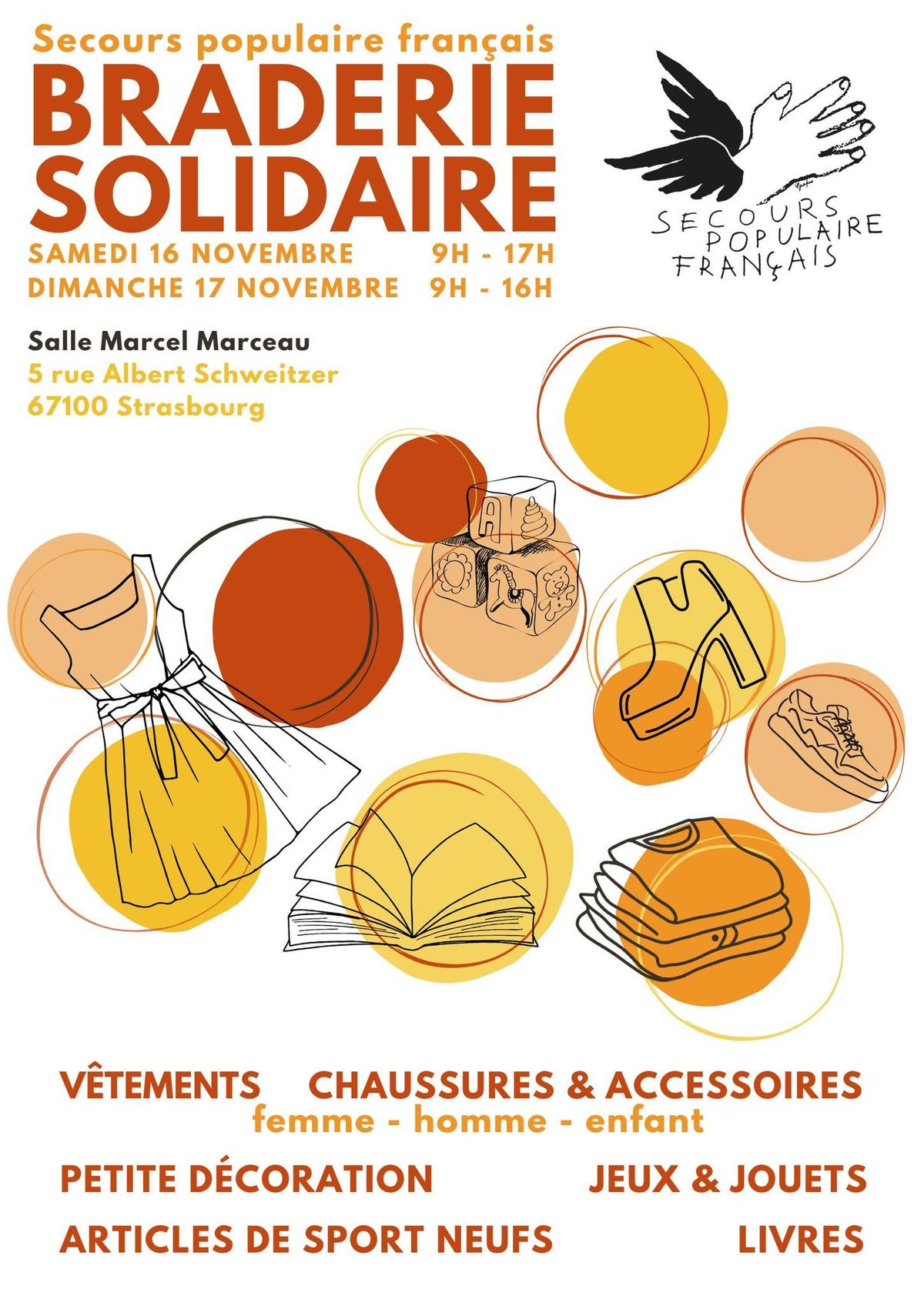 Braderie solidaire du Secours populaire