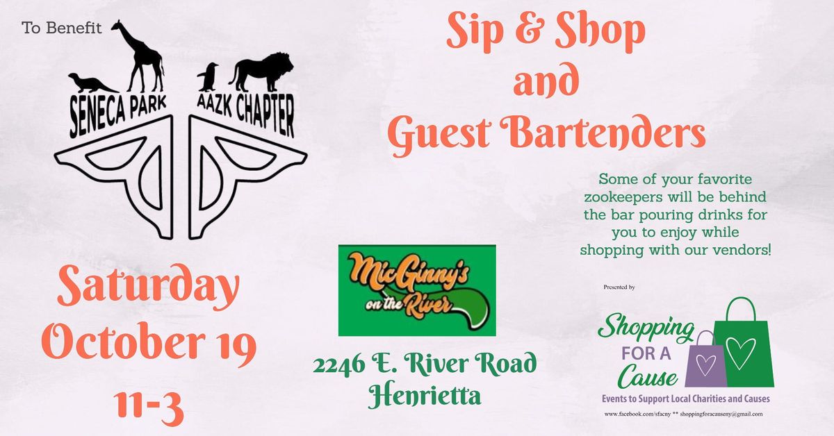 Sip & Shop and Guest Bartenders