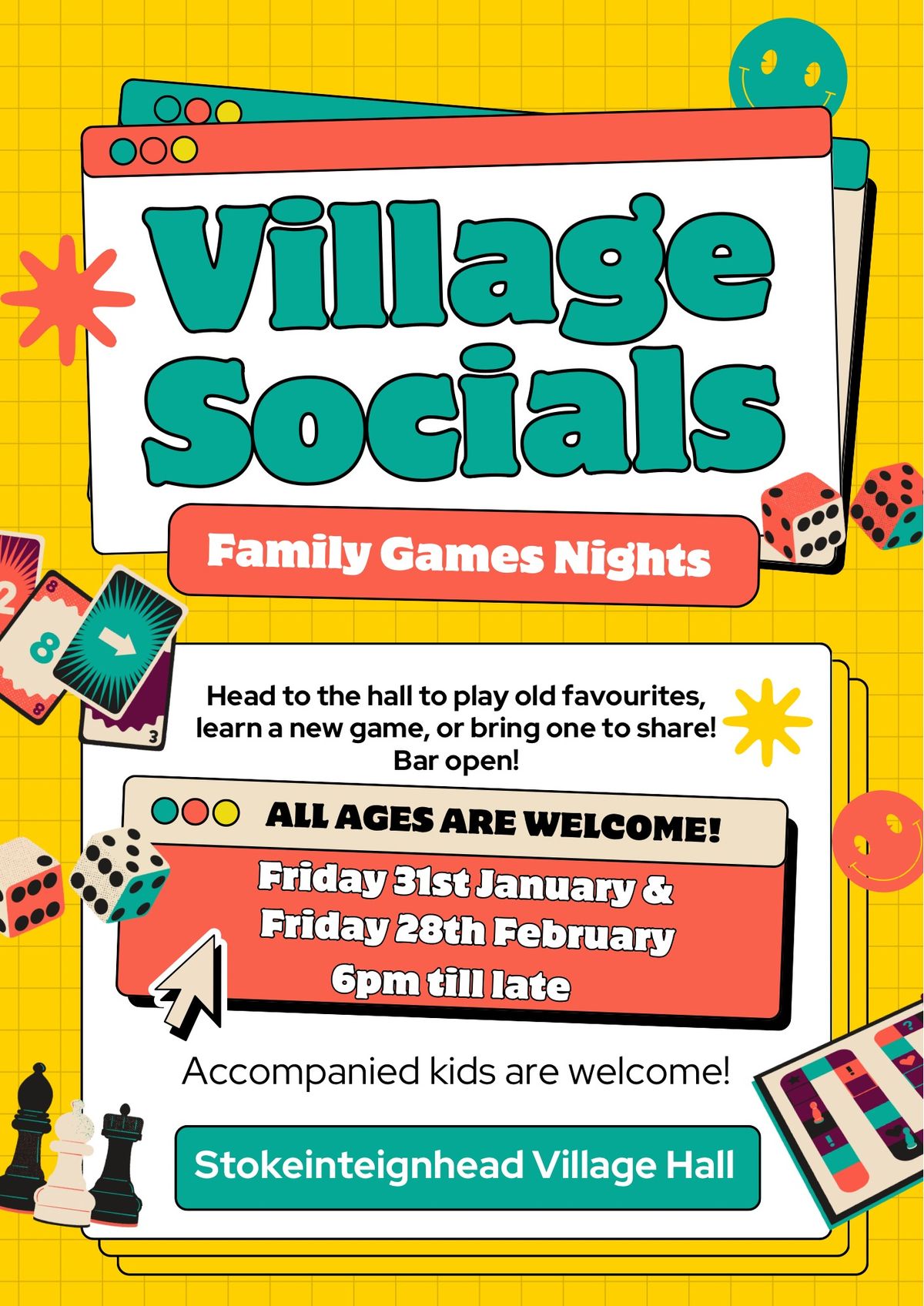 Village Social & Family Games Night