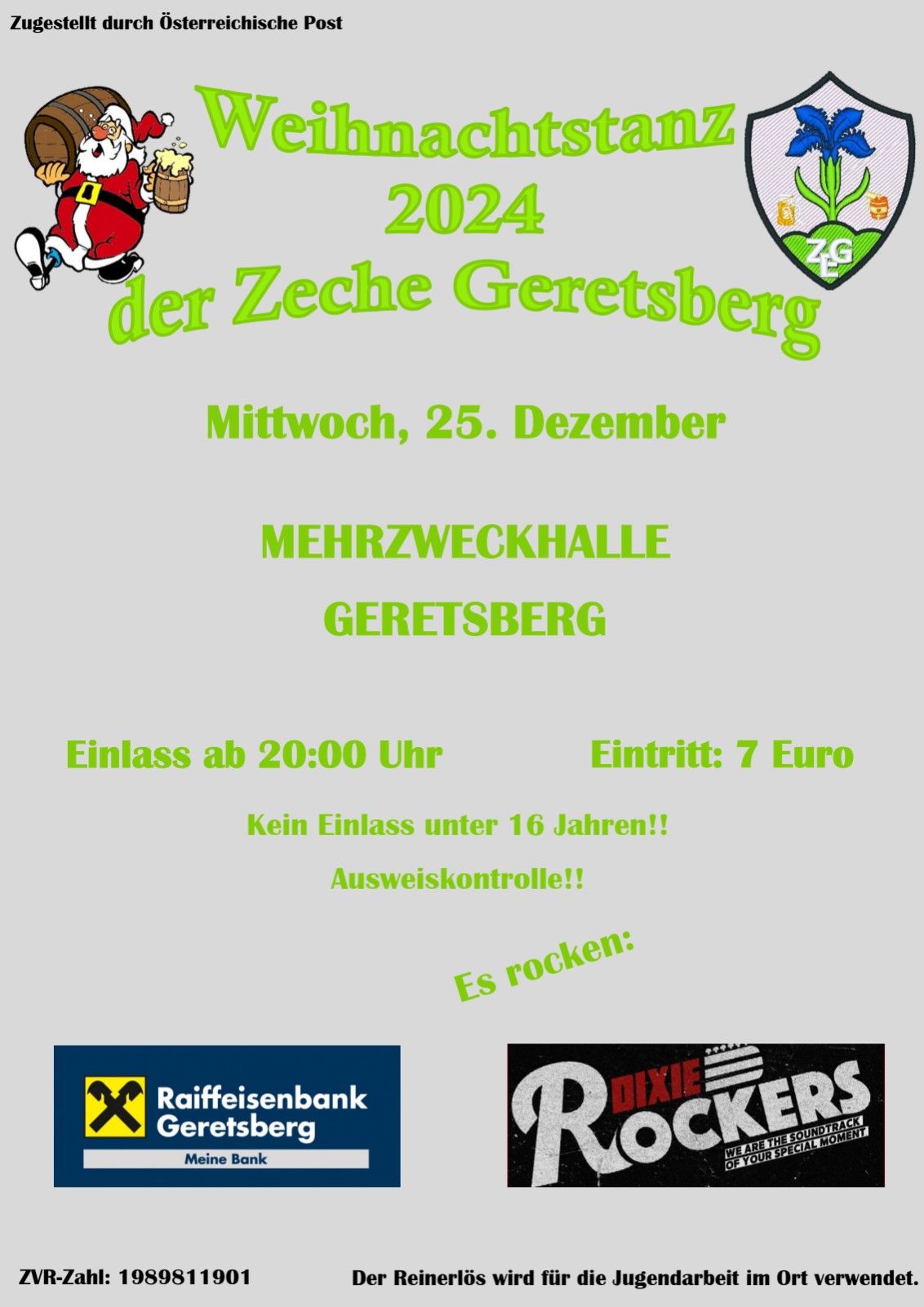 Weihnachtstanz-Zeche Geretsberg