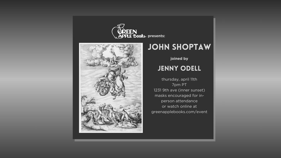 9th Ave: John Shoptaw with Jenny Odell