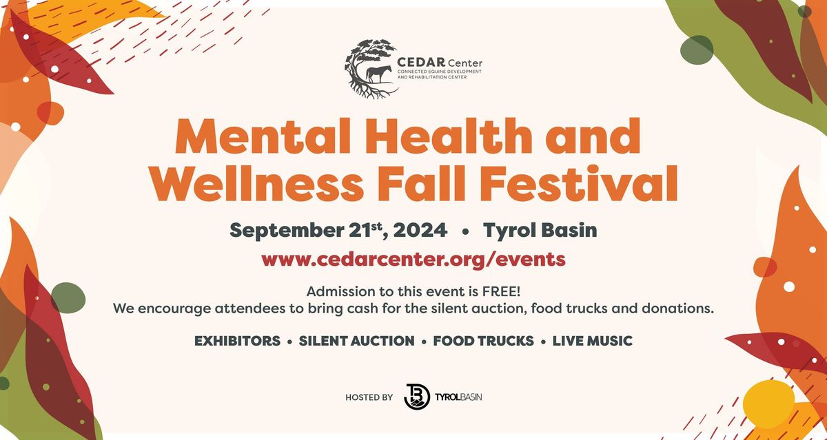 Mental Health and Wellness Fall Festival