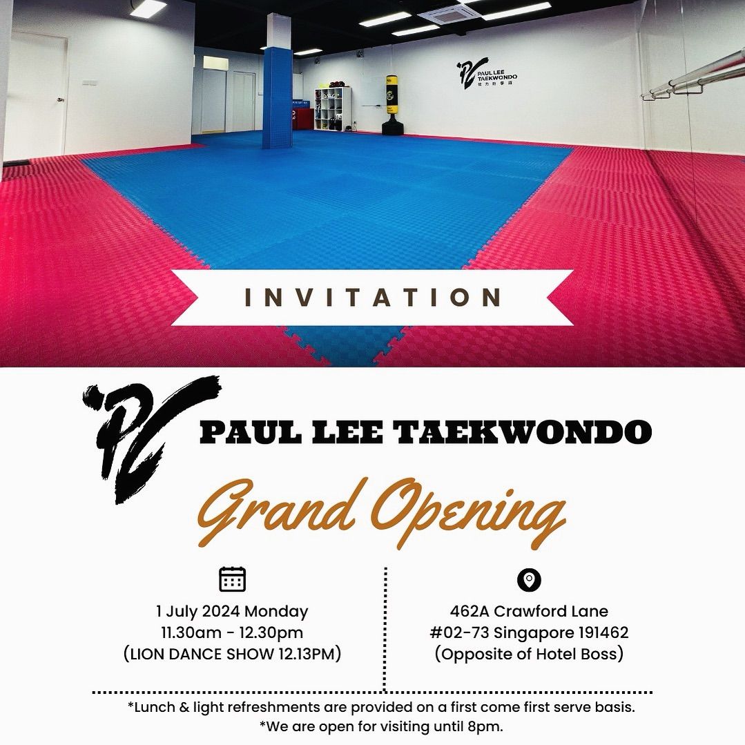 Paul Lee Taekwondo Grand Opening