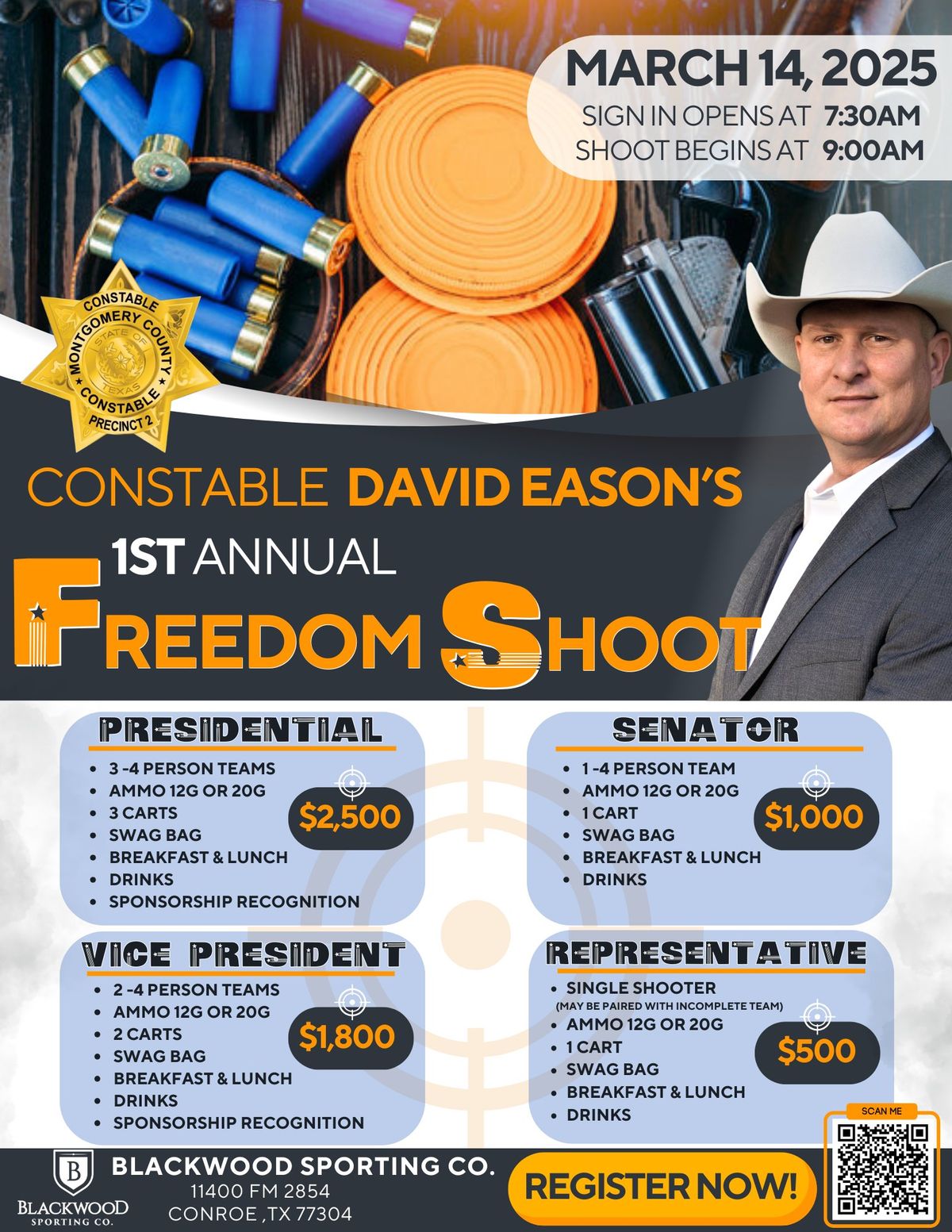 Constable David Eason Freedom Shoot Fundraiser