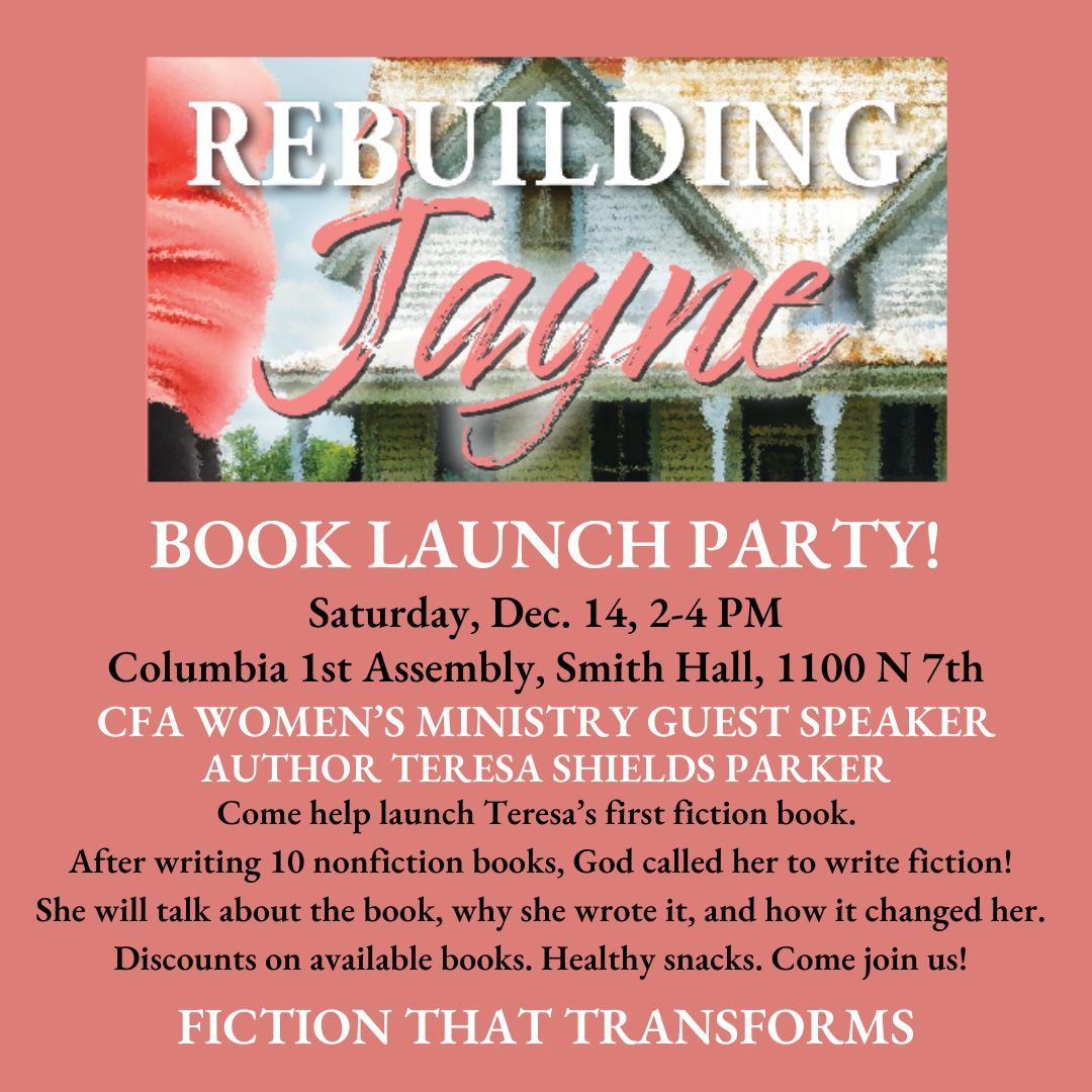 Rebuilding Jayne Book Launch Party!