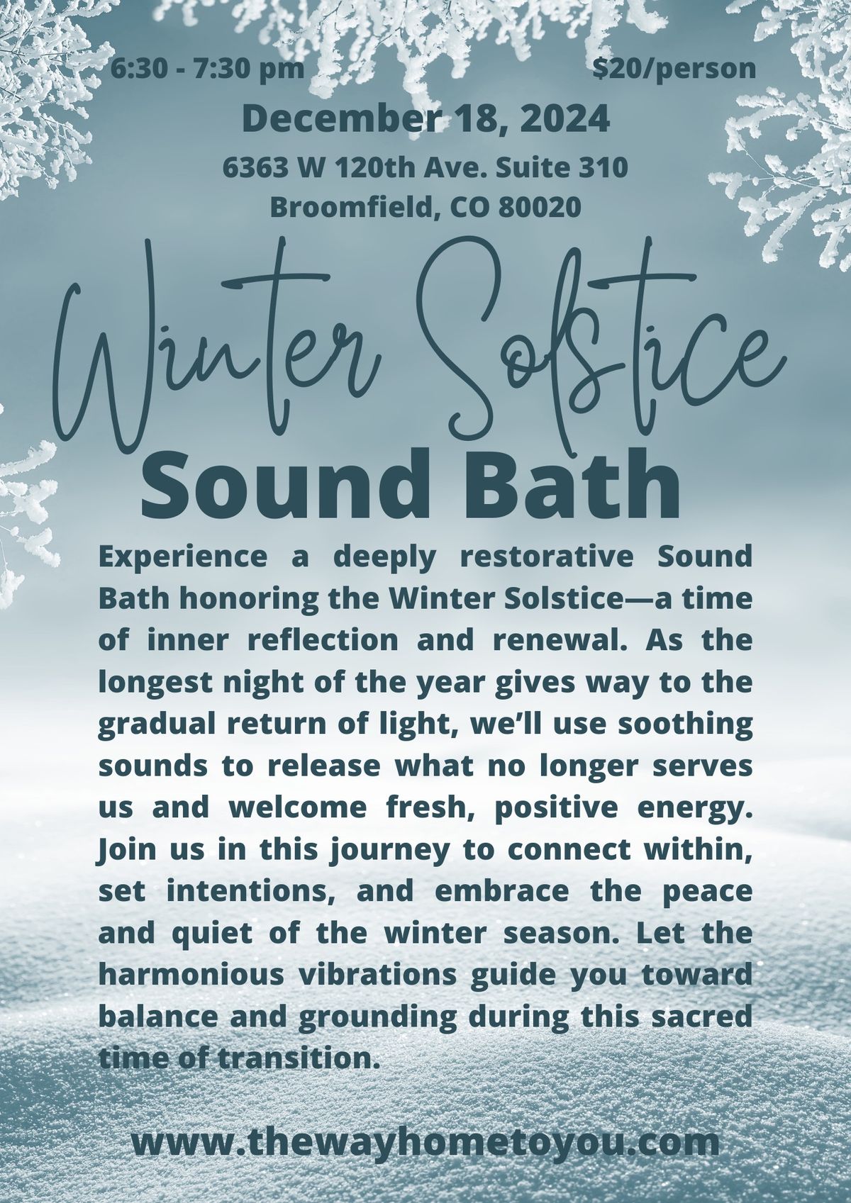 Winter Solstice Sound Bath