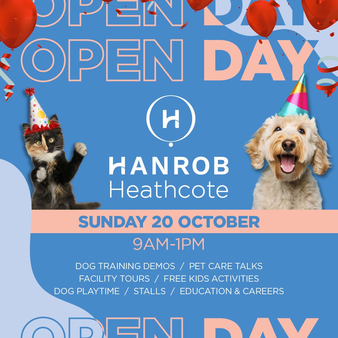 OPEN DAY at Hanrob Pet Hotel Heathcote