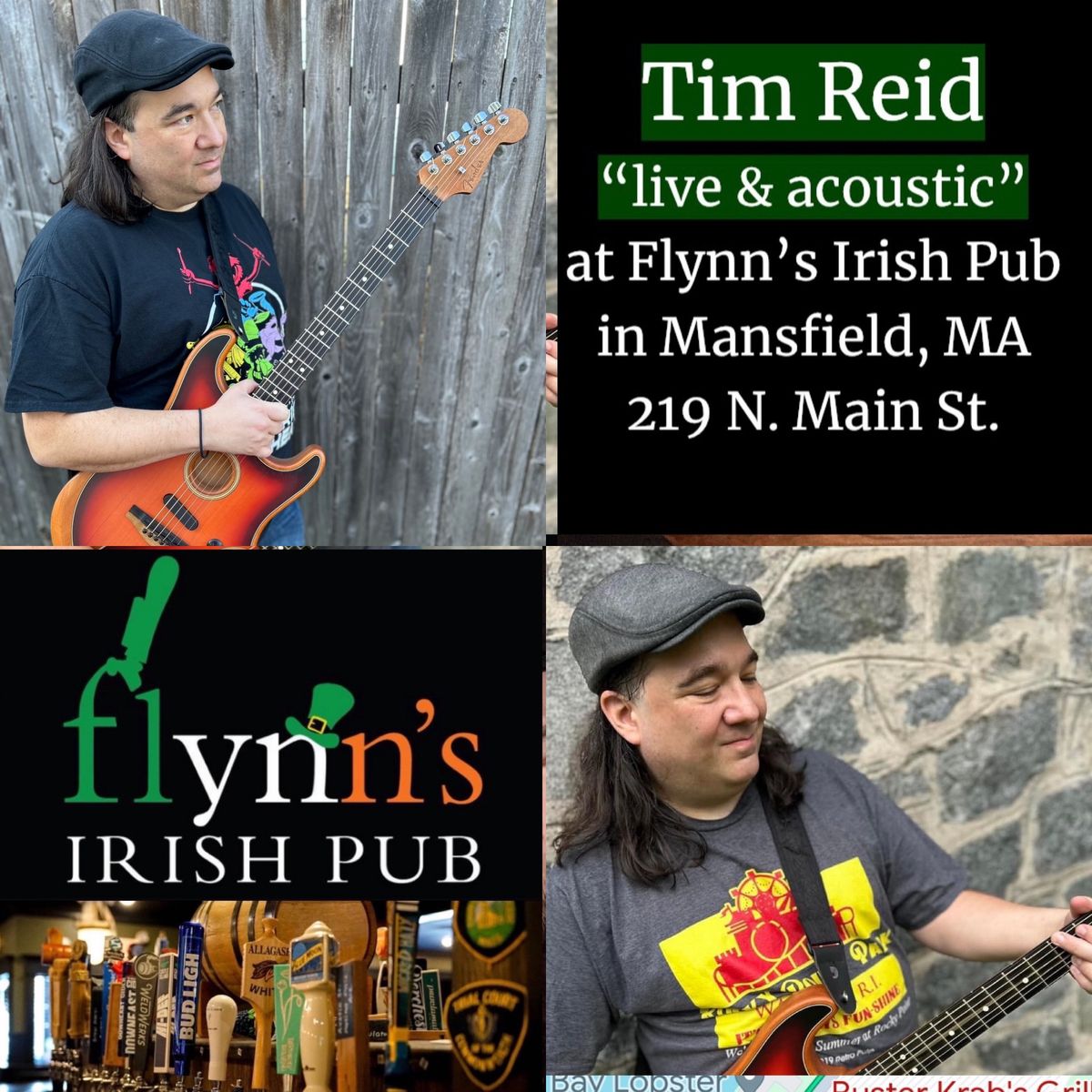 Tim Reid live at Flynn\u2019s 