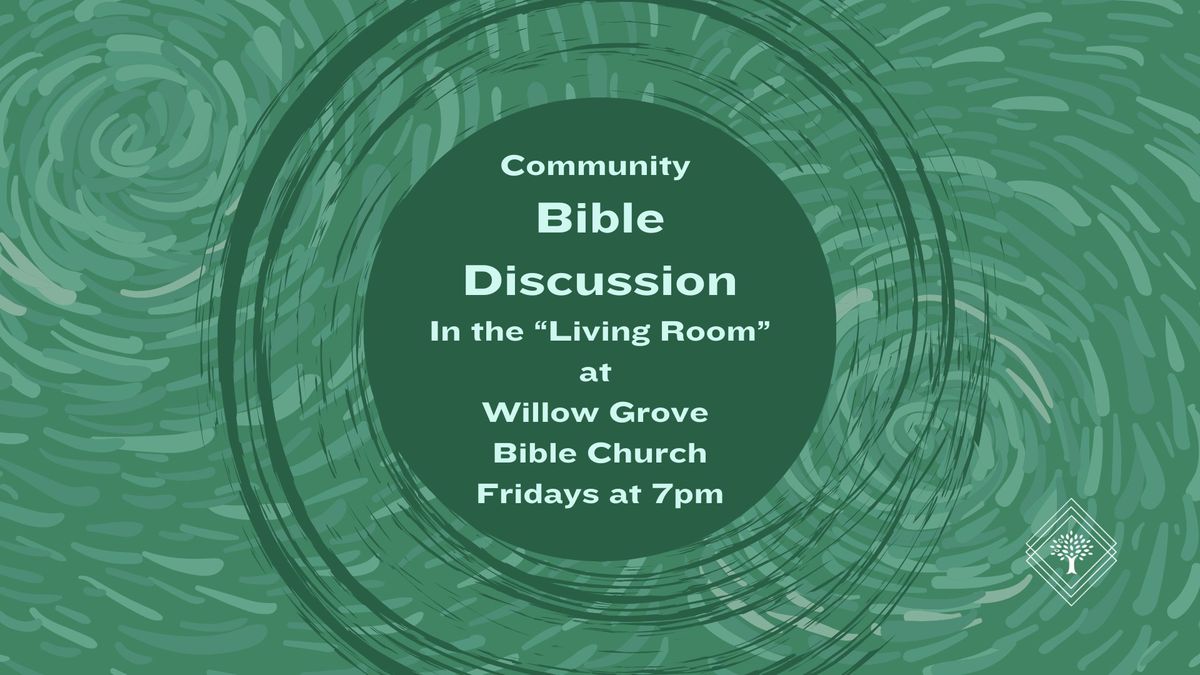 Friday Evening Connections Bible Discussion