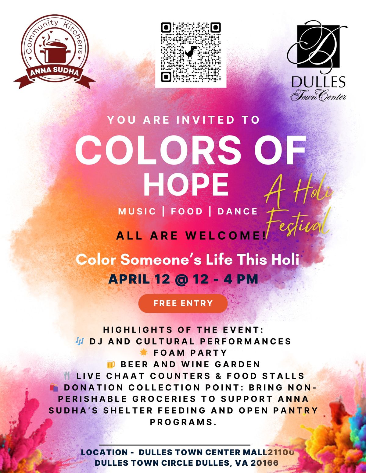 "Colors of Hope: Holi with Heart and Purpose"