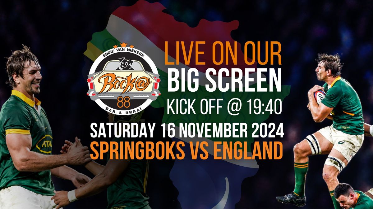 Springboks vs England