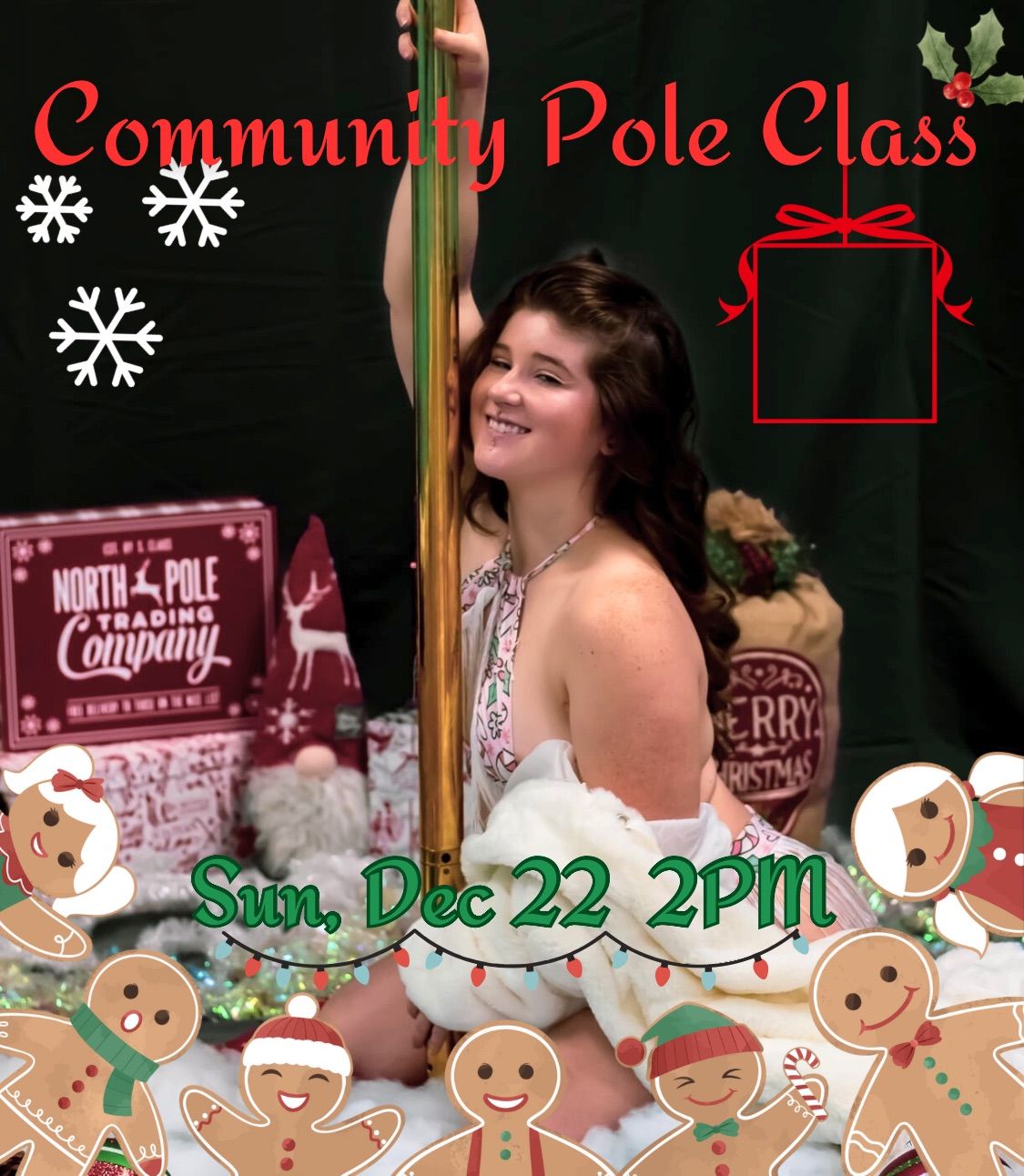 Christmas Community Pole Class