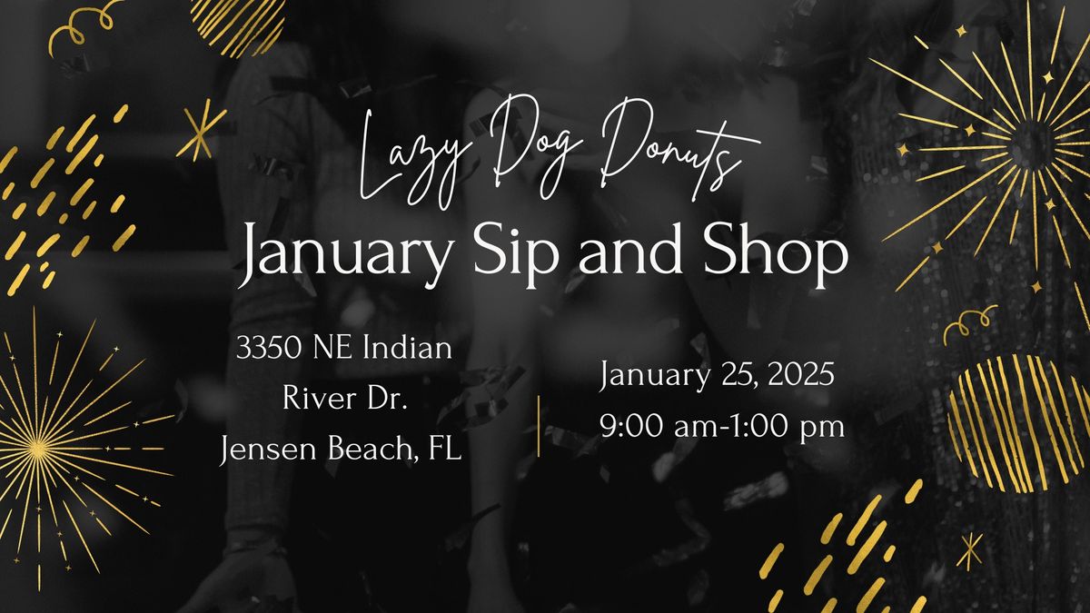 Lazy Dog Donuts January Sip and Shop Event