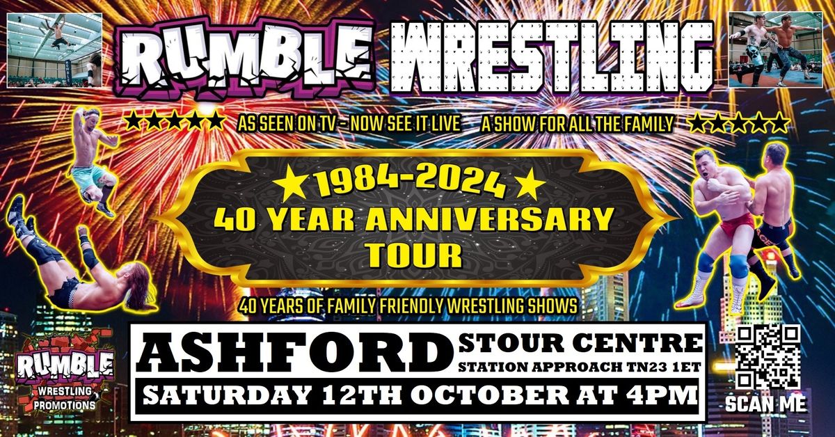 Rumble Wrestling 40 year Anniversary Tour Comes to Ashford