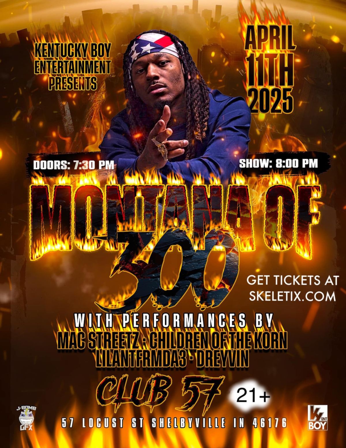 Montana of 300 Live at Club 57 Shelbyville Indiana